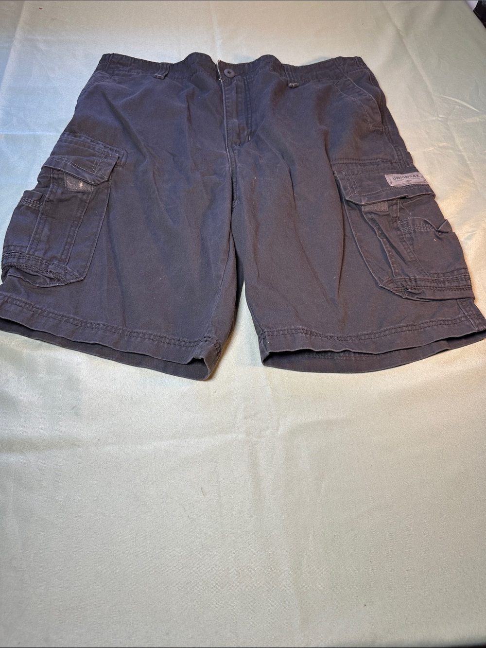 UNIONBAY Men's Black Cargo Shorts